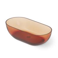 Ванна Dea Design Shadow DD8619 1400 R1 отдельностоящая, Glasstech, прозрачная смола, 140х70х52см., Sunset R1