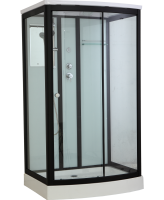 Душевая кабина Timo Standart Black T-6615B 120х90