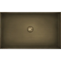 Раковина Gessi Gessi316 54606#726 накладная, 60x35 см, цвет Warm Bronze Brushed PVD