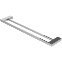 Полотенцедержатель Cezares Slider SLIDER-THD-60-01 60 см, двойной, хром