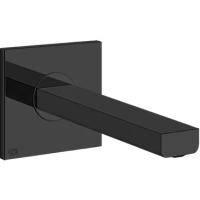 Излив Gessi Via Manzoni 38701#299 для ванны 14,7 см, цвет черный XL