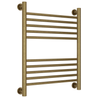 Полотенцесушитель водяной 600x500 перемычка выгнутая состаренная бронза Сунержа Богема+ 05-0221-6050