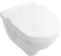 Унитаз подвесной Villeroy & Boch O'Novo 5660 R0 R1 безободковый, цвет Альпийский белый CeramicPlus