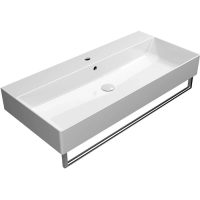 Раковина GSI Kube X 9423111 подвесная, 100x47 см, Bianco lucido (Белый глянец)