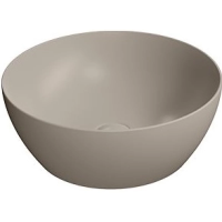 Раковина GSI Pura 885105 накладная, Ø40 см, Tortora opaco (Коричневый матовый)