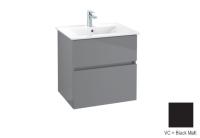 Тумба под раковину Villeroy & Boch Verity Line 605x482 мм B66400VC черный матовый