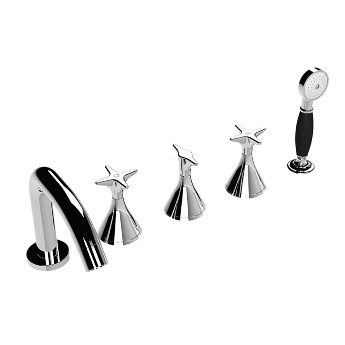 Смеситель на борт ванны Stella 130 CT 02304 CR00