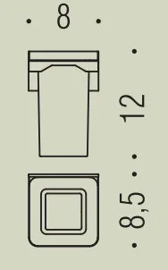 Стакан для зубных щеток Colombo Design Forever B2902