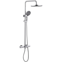 Душевая система Abber Thermostat AF8516 220 мм, с термостатом, хром