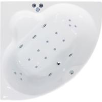 Акриловая ванна Royal Bath Fanke De Luxe 140x140 RB581200DL с гидромассажем