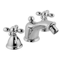 Cмеситель Fima Carlo Frattini Olivia F5012CR для биде, на 3 отв., с донным клапаном, хром