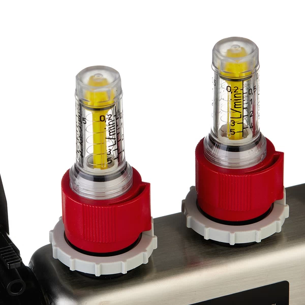 коллектор для теплого пола tece 1 вр(г) х 4 выхода 3/4 нр(ш) ек х 1 вр(г) с расходомерами, 77310004