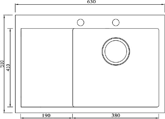 кухонная мойка seaman eco marino smb-6351ls с клапан-автоматом