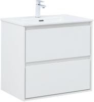 Тумба под раковину Aquanet Милан 00336368 69.6x45.3 см, белый глянец