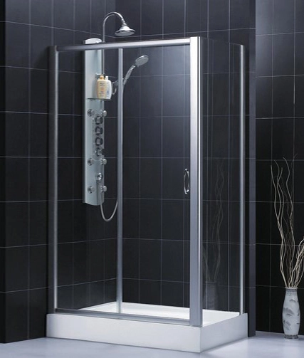 душевой уголок rgw passage pa-42 (1500-1520)х800 профиль хром, стекло чистое