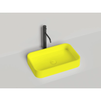 Раковина-чаша Salini S-Sense Callista 01 1101104GF 54,5x34,5 см, накладная, покраска по RAL глянец полностью