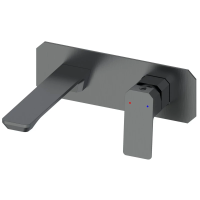 Смеситель для раковины Wonzon & Woghand Diamond WW-88869011-BGM встраиваемый, темный графит матовый