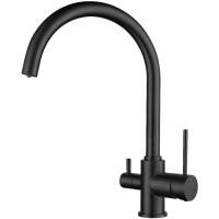 Смеситель для кухни с подключением к фильтру Elghansa Kitchen Pure Water 56B5216-Black