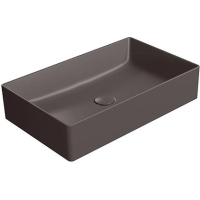 Раковина GSI Kube X 945316 накладная, 60x37 см, Коричневый матовый
