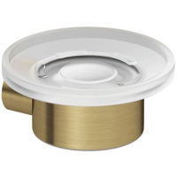 Мыльница Kludi Vela R 58985N0 настенная, золотой матовый