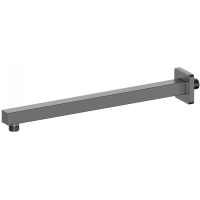 Кронштейн для верхнего душа Wonzon & Woghand WW-SA10-40-BGM 400 мм, настенный, темный графит матовый