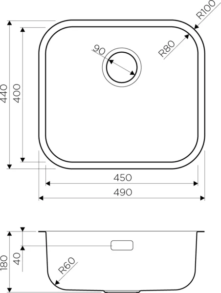 мойка кухонная omoikiri omi 49-u-ab латунь