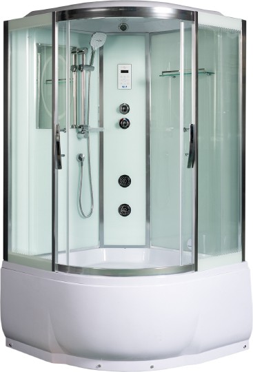 Душевая кабина WeltWasser WW500 Emmer 11055 110x110 см, 10000003288, профиль хром, стекло прозрачное