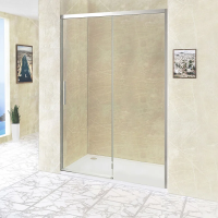 Душевая дверь в нишу RGW Leipzig Le-12 (97-101) x195 профиль хром, стекло прозрачное