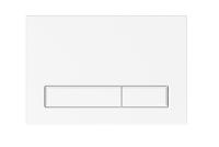 Клавиша смыва, Elsen, E08, с прямоугольными кнопками, для унитаза, шгв 220*13*150, цвет-белый