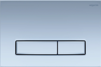 Клавиша для инсталляции Aquatek Slim KDI-0000024 для унитаза, АБС-пластик, хром матовый