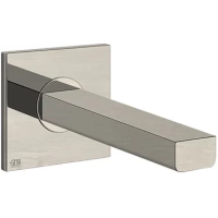 Излив Gessi Via Manzoni38725#149 для ванны 20,2 см, цвет Finox