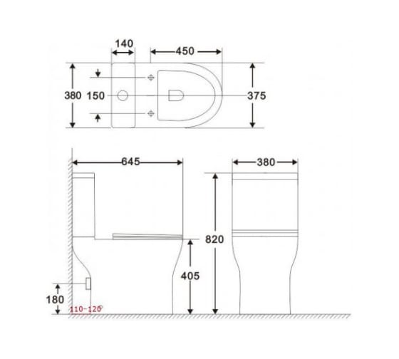 унитаз компакт aquanet roll 2-c rimless 240206 без бачка с сиденьем микролифт