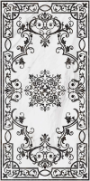 Kerama Marazzi SG591722R Монте Тиберио белый декорированный лаппатированный обрезной 119,5x238,5x0,9