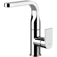 Смеситель Gessi Via Manzoni 47123#031 для раковины, с донным клапаном, цвет хром