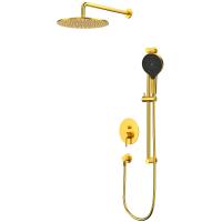 Душевая система Whitecross Y brushed gold YSET05TOPGLB Брашированное золото