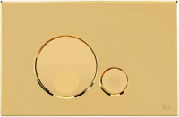 Кнопка смыва для инсталляции OLI Globe 152954 для унитаза, пластик, цвет золото