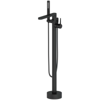 Смеситель напольный для ванны Wonzon & Woghand Stick WW-88649901-MB черный матовый