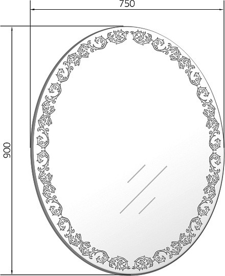 зеркало marka one joli 75 light