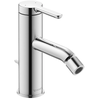Смеситель Duravit C.1 C12400001010 для биде, с донным клапаном, хром