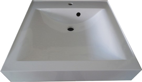 раковина накладная altasan alt upp 60 grand со сливом и кронштейнами + смеситель