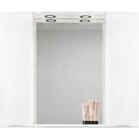 Зеркальный шкаф BelBagno MARINO-SPC-1200/750-2A-BL-P 120 с подсветкой Bianco Lucido