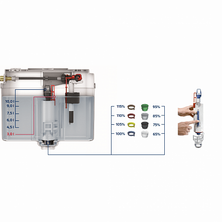 инсталляция для унитаза-биде tece 9300344 toto neorest