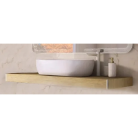 Консоль под раковину Cezares Tavolone 120 41583 Rovere tabacco