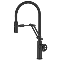 Смеситель для кухни IDDIS Grange GRABLFLi05 черный матовый с гибким изливом