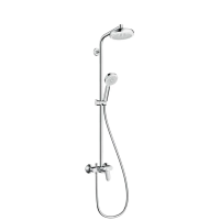 Душевая система с однорычажным смесителем Hansgrohe Crometta 160 1jet Showerpipe 27266400