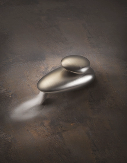 смеситель gessi equilibrio 52001#149 для раковины, дизайнерский, на 1 отверстие, без ручки (арт.52002), цвет finox