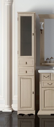 шкаф-пенал opadiris риспекто 30 l беленый бук