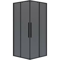 Душевой уголок Niagara Nova 100х100 NG-2824-34BLACK профиль Черный матовый стекло тонированное