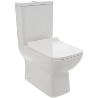 Унитаз компакт AQUAme AQM1004 без бачка, с сиденьем микролифт, цвет белый