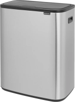 Мусорное ведро Brabantia Bo Touch Bin 221422 30+30 л, стальное матовое